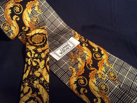 versace silk ties